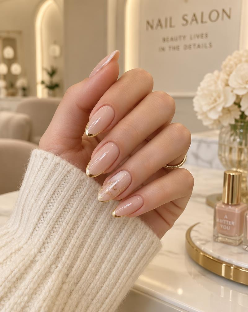 Elegant manicure service at Luna Beauty Studio
